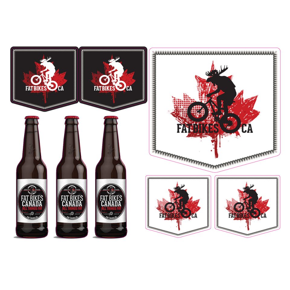 Fat Bikes Canada Sticker Pack
